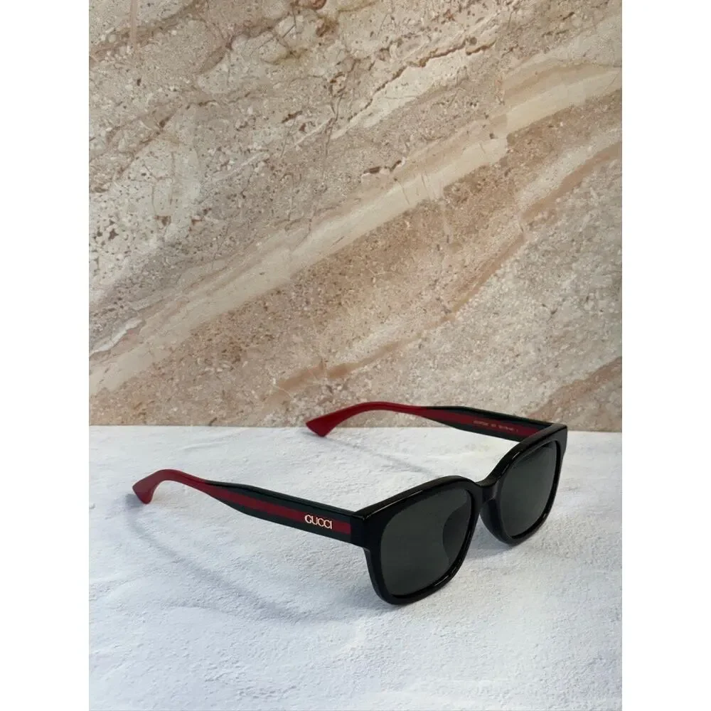 NEW Gucci GG1872SK Black Striped Leg Sunglasses $460